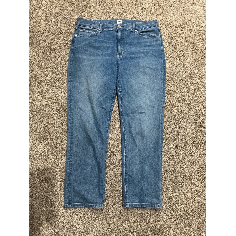 Edwin Bree Dreamland Straight Leg Jeans Medium Wash Blue Denim 31 (33x25.5) USA